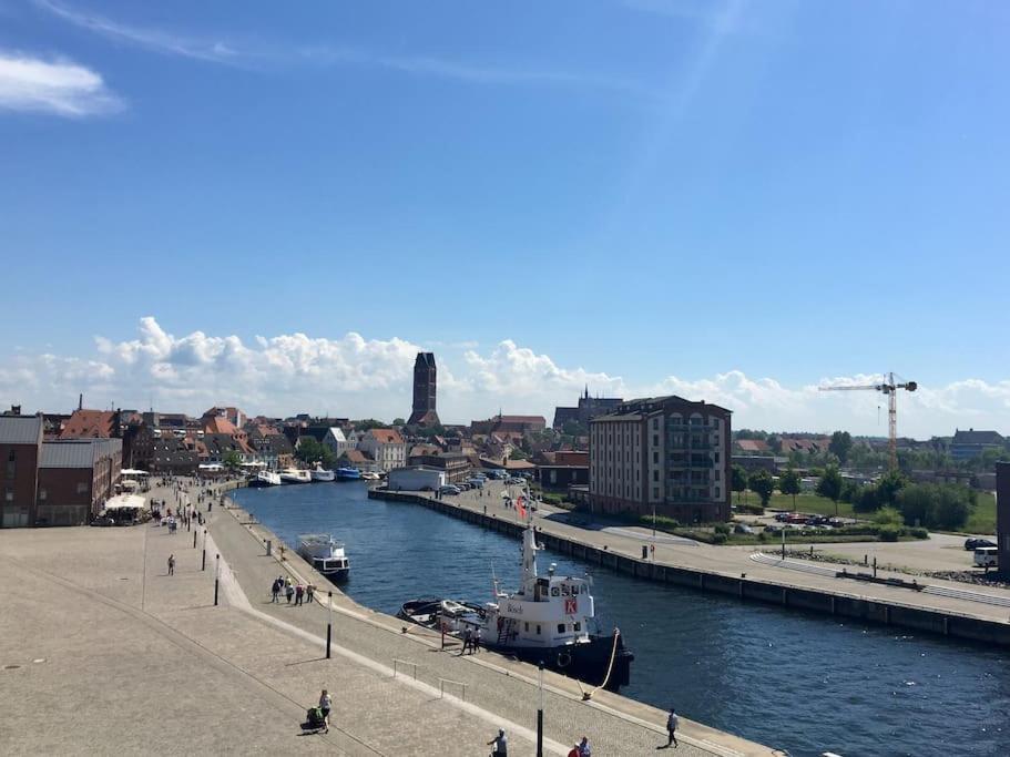 Historischer Ohlerich Speicher Hafen Wismar Ap.18 מראה חיצוני תמונה